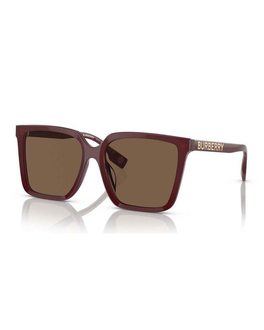 Burberry Brown Square Frame Sunglasses