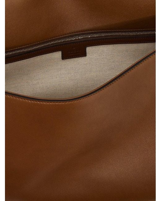Gucci Brown Blondie Maxi Top Handle Bag