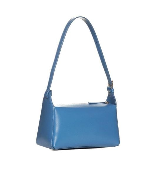 A.P.C. Blue Virginie Baguette Leather Bag