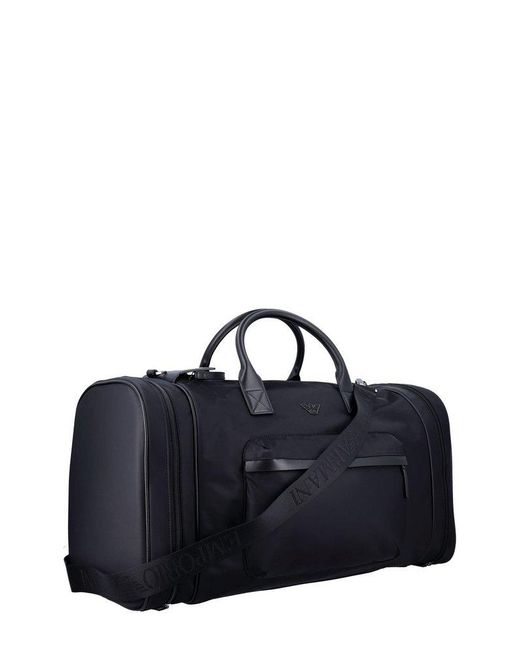 Emporio Armani Blue Asv Large Shopper Bag for men