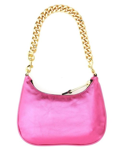 Moschino Pink Bag With Lettering Logo