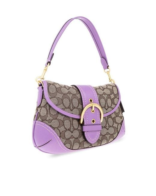 COACH Purple 'soho' Shoulder Bag
