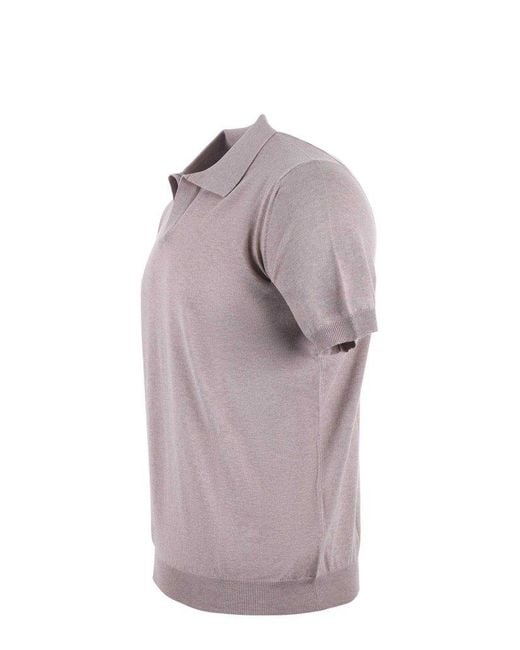 Tagliatore Gray T-Shirts And Polos for men