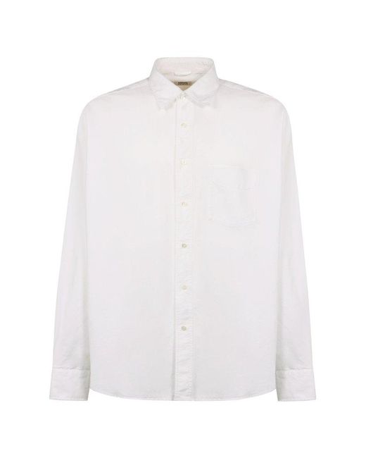 Aspesi White Buttoned Sleeved Shirt for men
