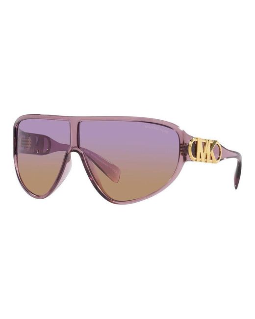 Michael Kors Purple Empire Shield Frame Sunglasses