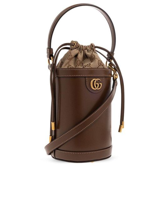 Gucci Brown Ophidia Mini Bucket Bag for men