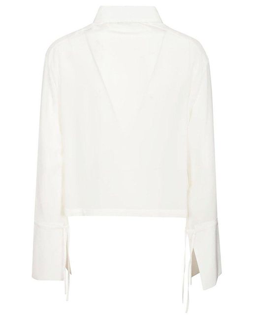 Liviana Conti White Button-Up Blouse
