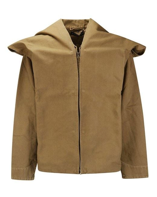 Y. Project Green Snap Off Panel Hood Cargo Jacket for men