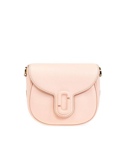 Marc Jacobs Pink 'the J Marc Saddle Small' Shoulder Bag,