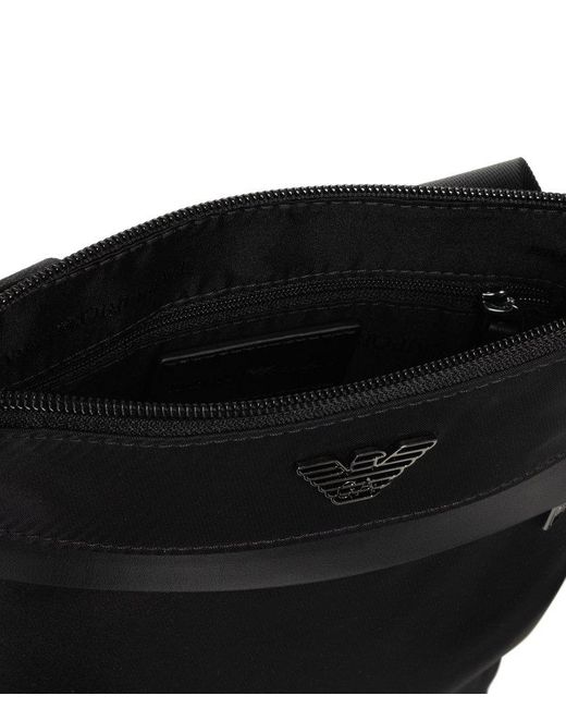 Emporio Armani Black Crossbody Bag for men