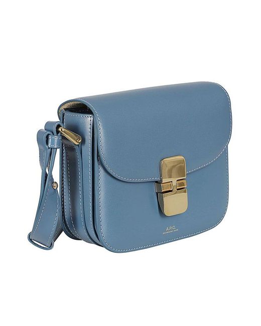 A.P.C. Blue Grace Mini Shoulder Bag