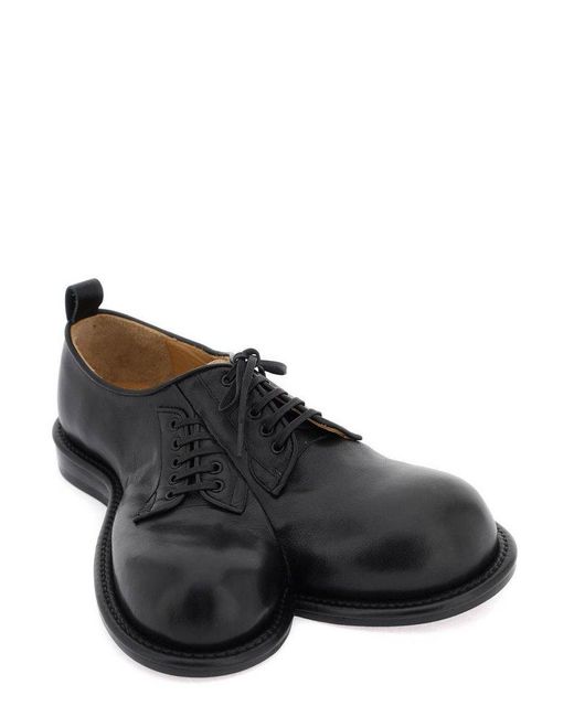 Comme des Garçons Black Double Tip Lace-up Derby Shoes for men