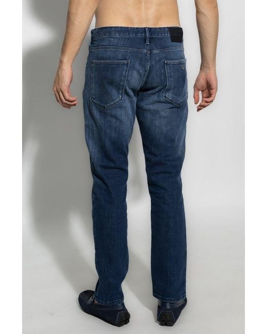 Emporio Armani Blue ‘Sustainable’ Collection Jeans for men