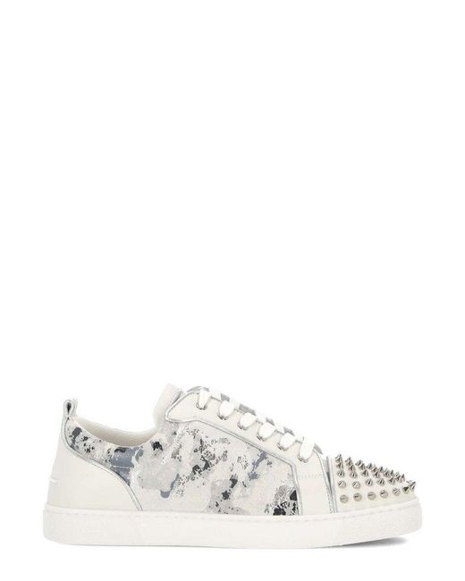 Christian louboutin clearance studded trainers