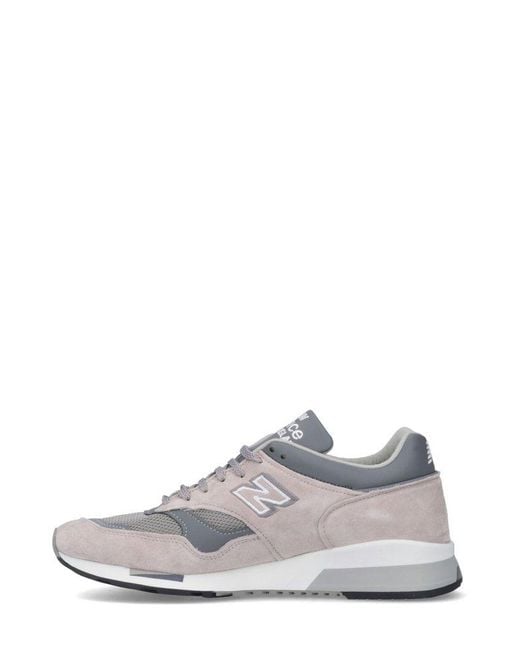 New Balance White 1500 Lace-Up Sneakers for men