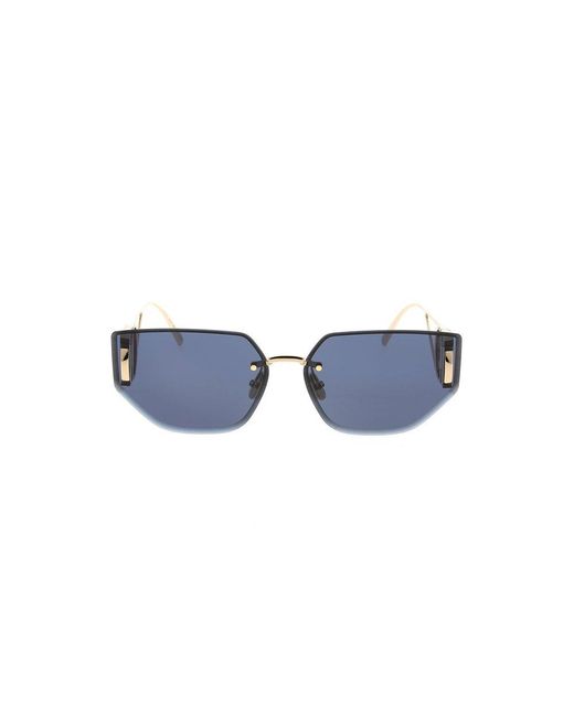 Dior Blue 30montaigne S3u Butterfly Frame Sunglasses