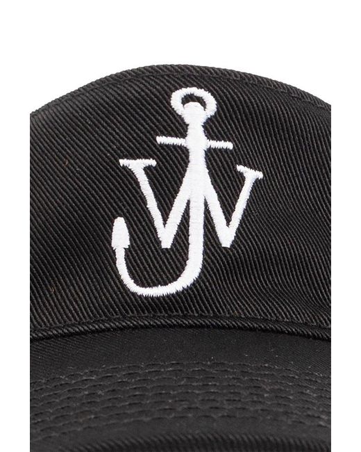 J.W. Anderson Black Visor With Logo,