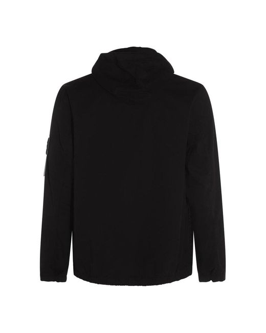 Stone Island Black Drawstring Jacket for men
