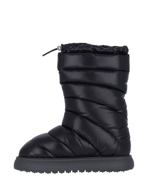 Moncler Black Gaia Nylon Boots