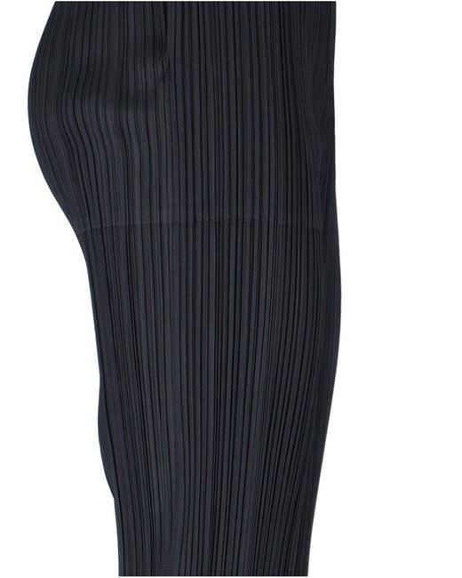 Pleats Please Issey Miyake Blue Pants & Shorts