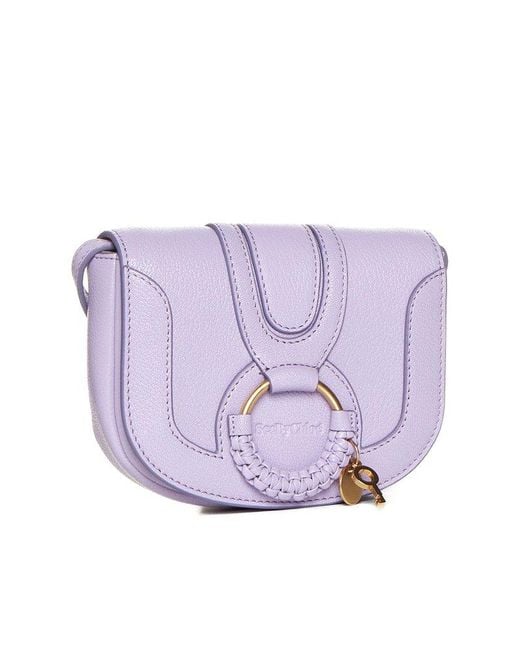 See By Chloé Purple Hana Mini Leather Crossbody Bag