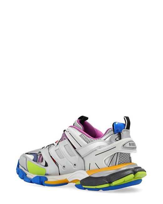 Balenciaga Multicolor Track Mesh Laced Sneakers for men