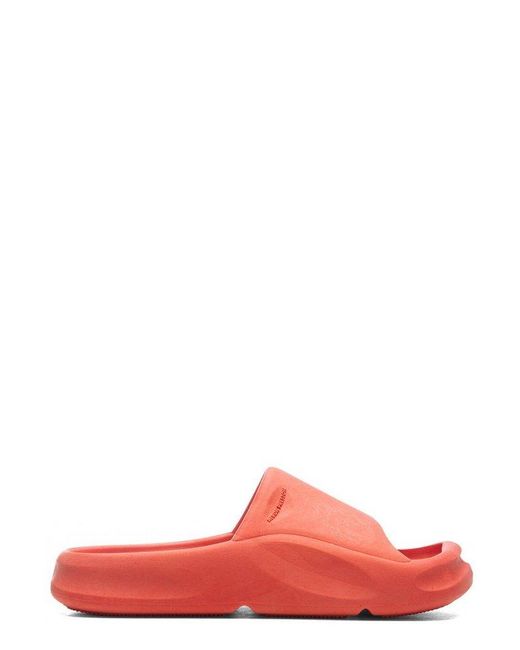 Heron Preston Pink Square-Toe Slip-On Sandals for men