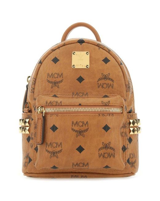 MCM Brown ‘Stark Bebe Boo’ Backpack