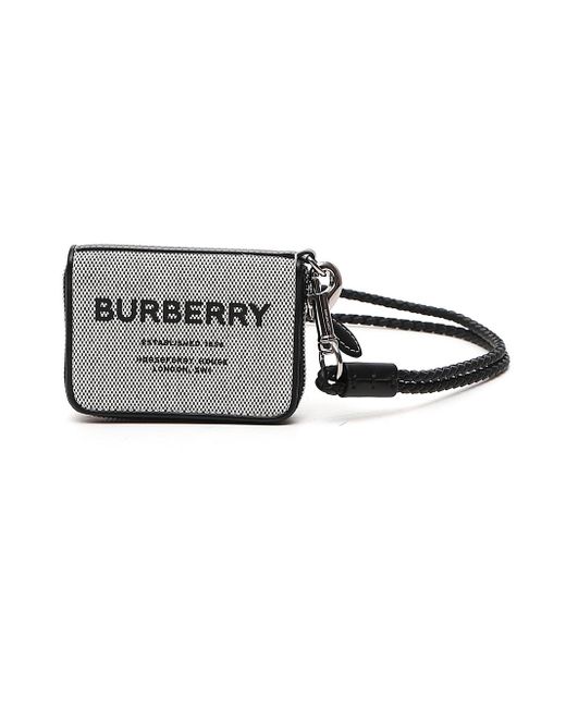 Burberry Multicolor Horseferry Print Card Case Lanyard for men