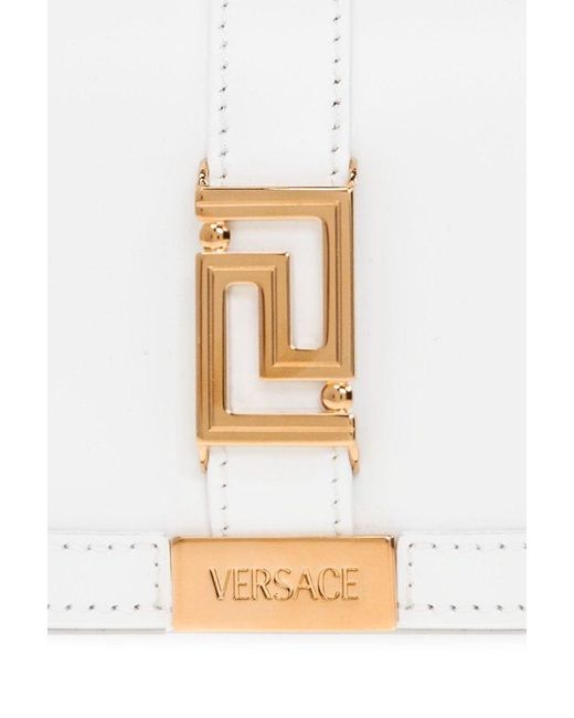 Versace White ‘Greca Goddess Mini’ Shoulder Bag