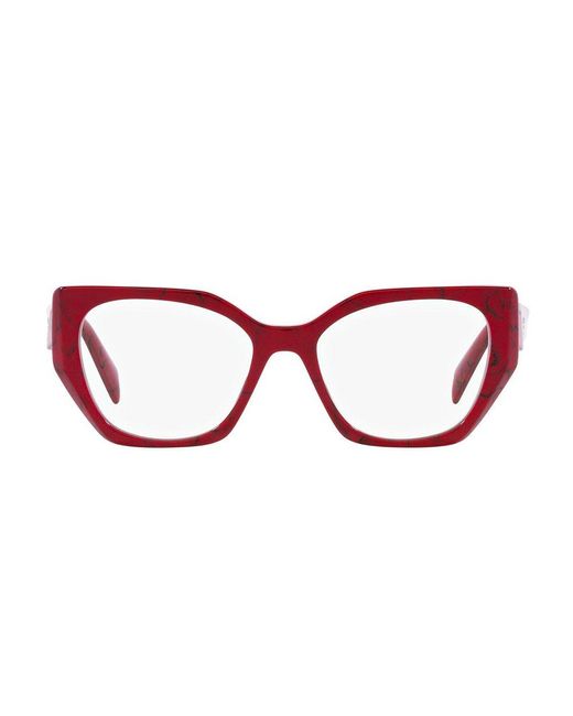 Prada Black Cat-Eye Glasses