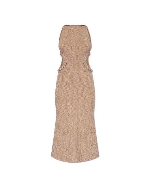 Cult Gaia White 'andreas' Ribbed Dress,