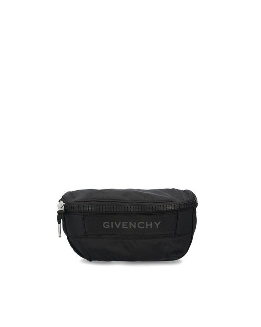 Givenchy Black G-trek Zipped Bumbag for men