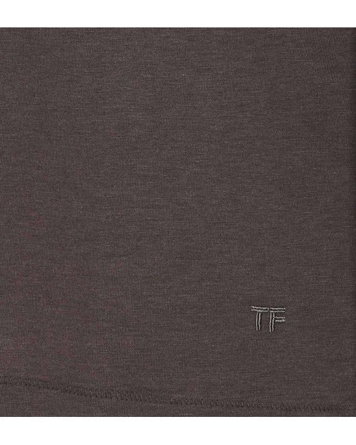 Tom Ford Gray T-shirts And Polos for men