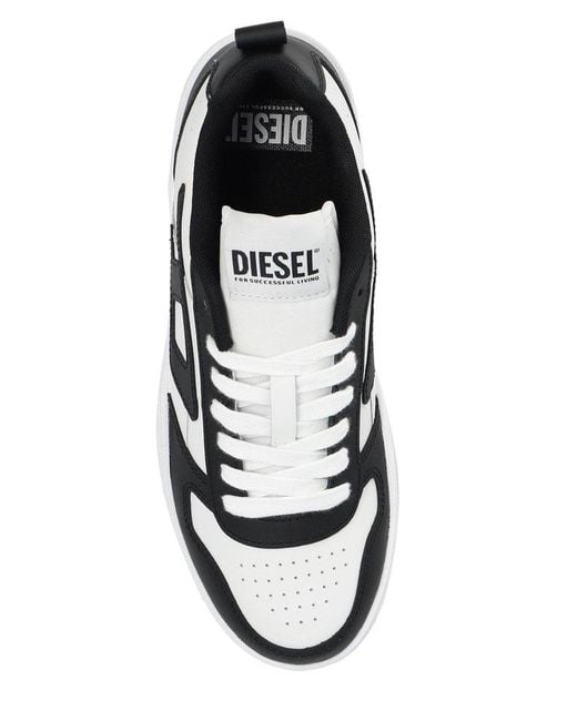 DIESEL White ‘S-Ukiyo V2 Low’ Sneakers