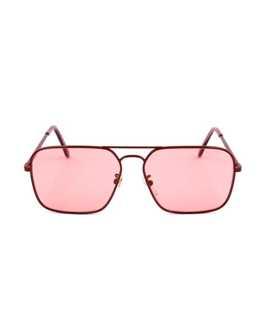Retrosuperfuture Pink Aviator Frame Sunglasses
