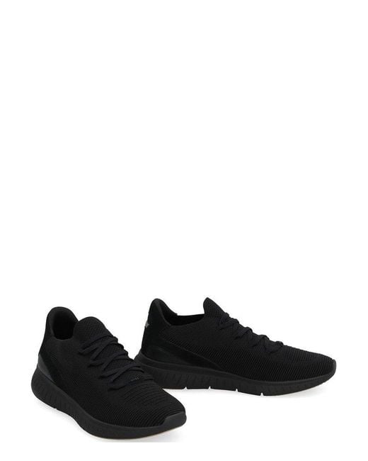 Boss Black Slip-On Knit Trainers for men