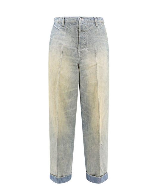 KENZO Gray Jeans for men