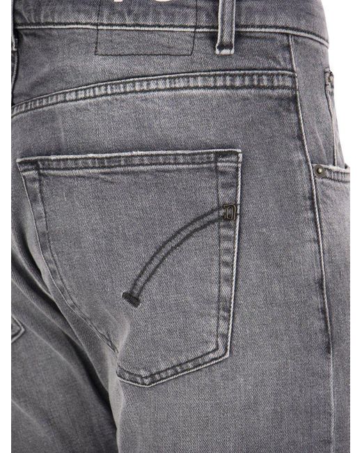 Dondup Gray Dian Carrot Fit Jeans for men