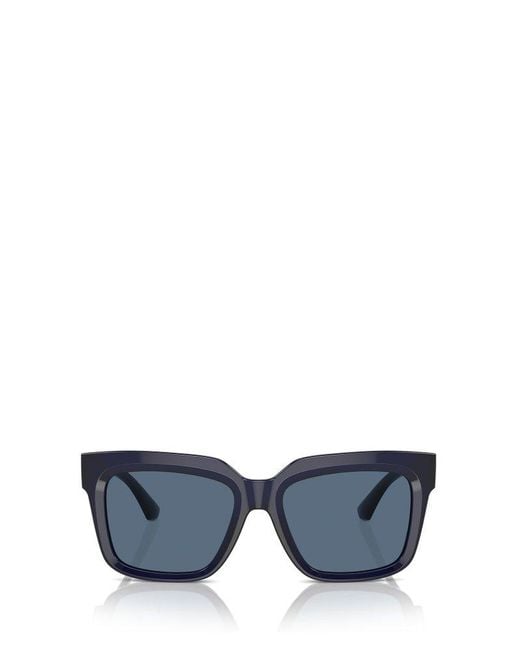 Burberry Blue Square Frame Sunglasses
