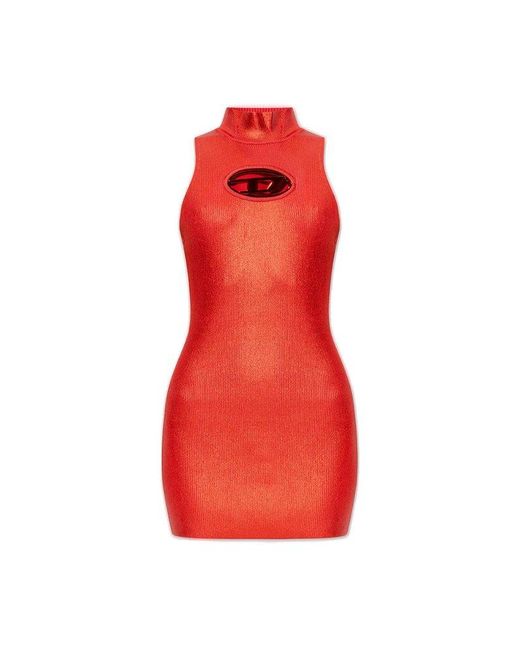 DIESEL Red 'm-arcey' Dress