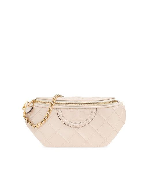 Tory Burch Natural Belt Bag 'Fleming Soft'