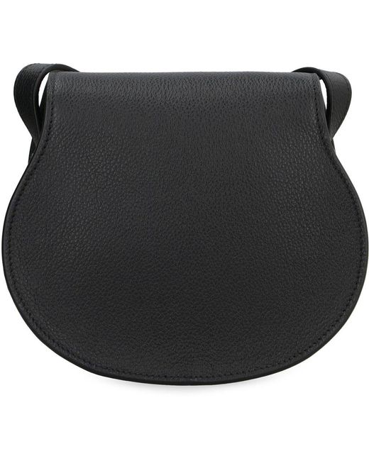 Chloé Black Marcie Small Saddle Bag