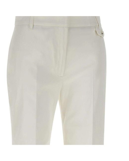 Liu Jo White Cropped Chinos