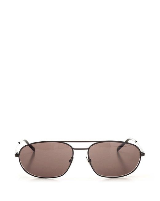 Saint Laurent Sl 561 Aviator Sunglasses in Black (Pink) for Men | Lyst