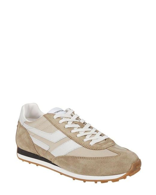Tom Ford White Mick Low-Top Sneakers for men