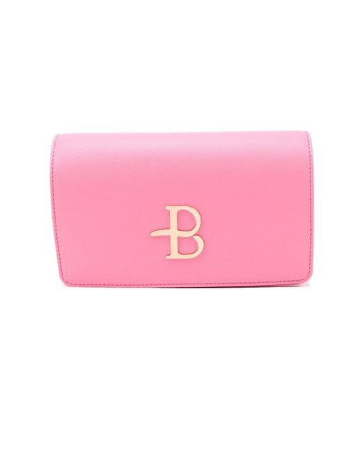 Ballantyne Pink Logo-plaque Chain-linked Crossbody Bag