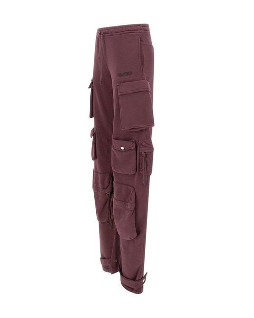 The Attico Purple Fern Faded Long Pants
