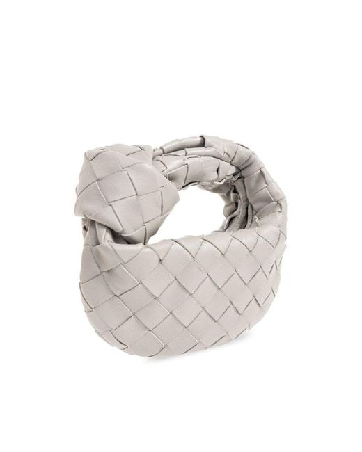 Bottega Veneta White ‘Candy Jodie Micro’ Handbag