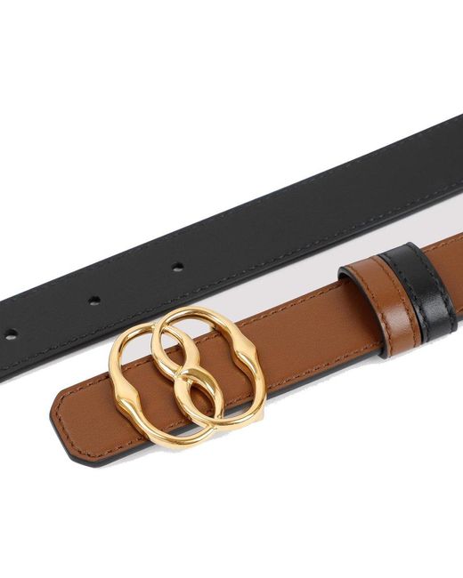 Brown bally outlet belt